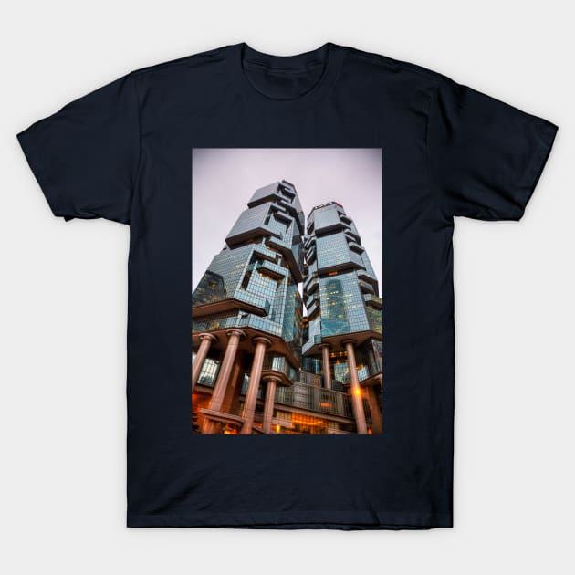 The Lippo Centre, Hong Kong T-Shirt by tommysphotos